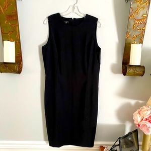 TALBOTS sheath black dress size 16P